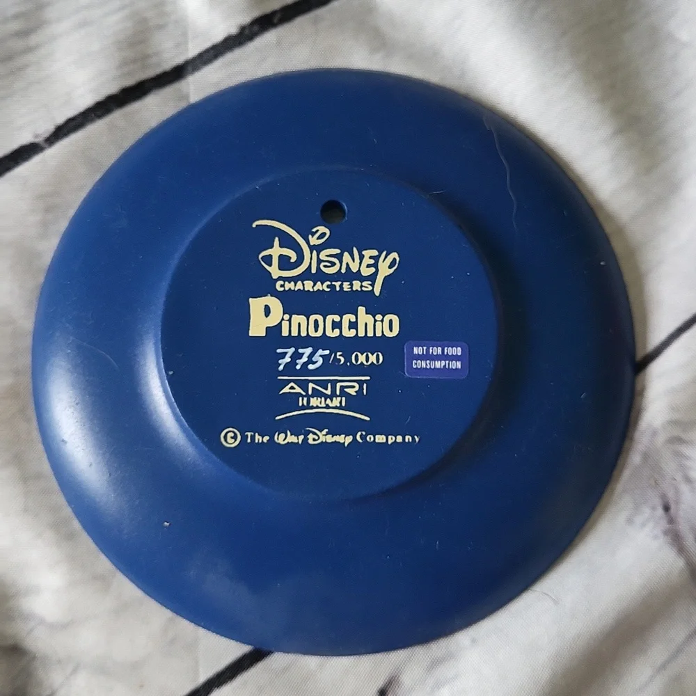 Collectible Disney Pinocchio Mini Plate